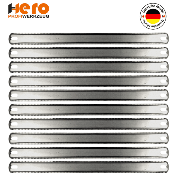 10x Metallsägeblatt Doppelseitig Handsägeblatt Metall 300 mm TPI 24