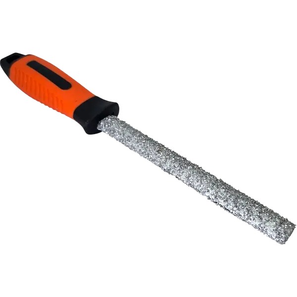 Fliesenfeile Hartmetall Flachfeile halbrund Werkstattfeile 26cm Feile HERO