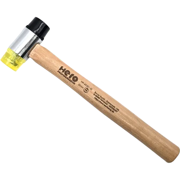 Schonhammer Kunststoffhammer Schlagkopf 30mm Ausbeulhammer HERO Premium