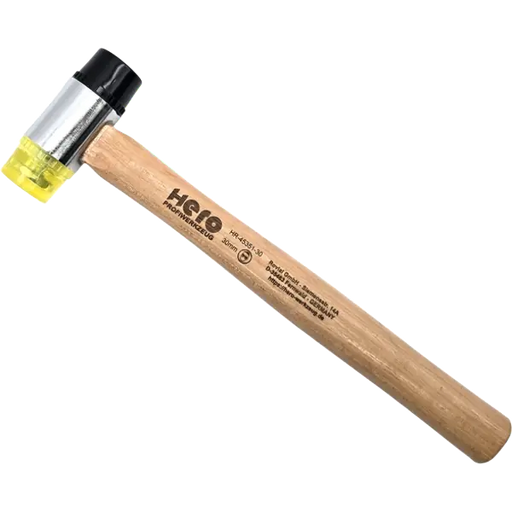 Schonhammer Kunststoffhammer Schlagkopf 30mm Ausbeulhammer HERO Premium
