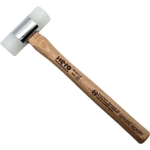 Schonhammer Ausbeulhammer Nylon Schlagkopf 30mm Hickory HERO Premium Hammer