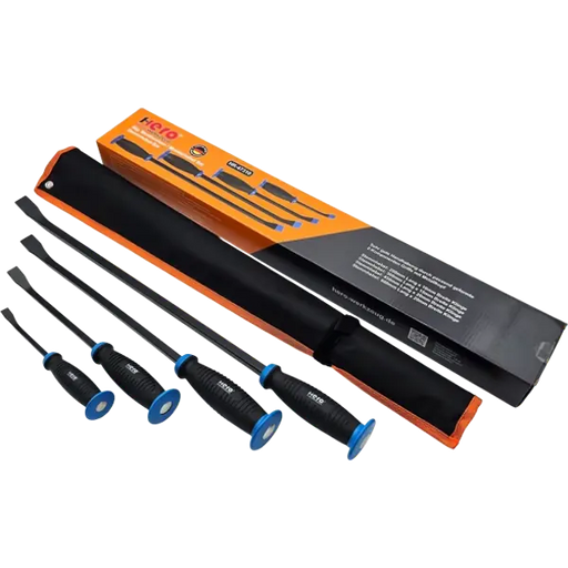 PROFI Brecheisen Stemmhebel Stemmeisen Montagehebel 4tlg SET Rolltasche HERO