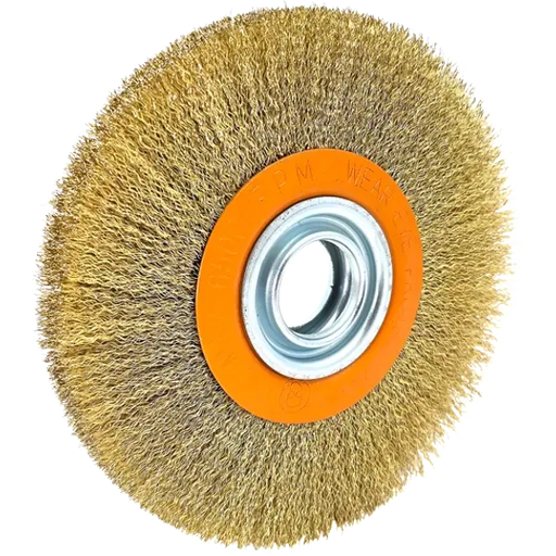 Rundbürste Schleifbock 175mm Scheibenbürste Drahtbürste Stahlbürste HERO