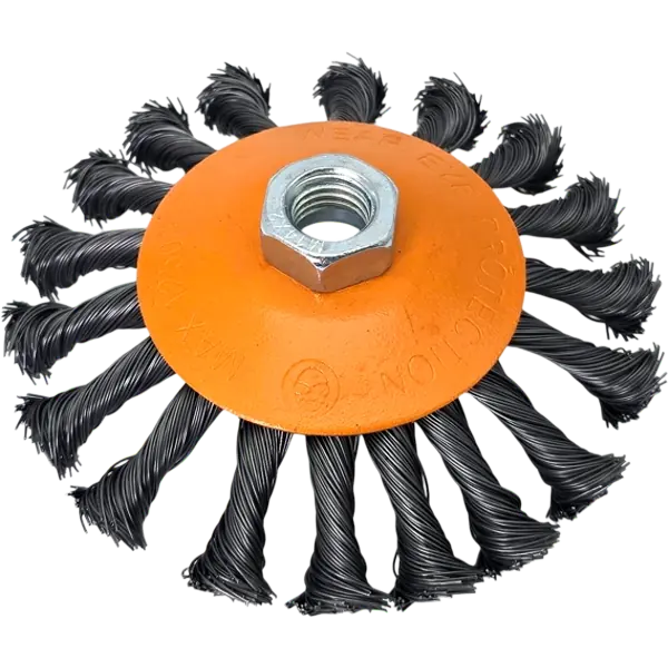Kegelbürste Drahtbürste gezopft 115mm M14 Rundbürste HERO für Winkelschleifer