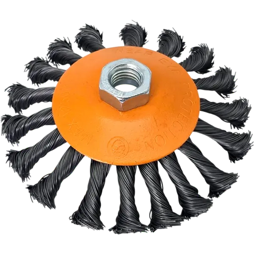 Kegelbürste Drahtbürste gezopft 115mm M14 Rundbürste HERO für Winkelschleifer