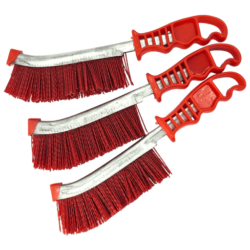3x Bremssattelbürste Nylonbürsten Handbürste NYLON 250mm Drahtbürste HERO Profi