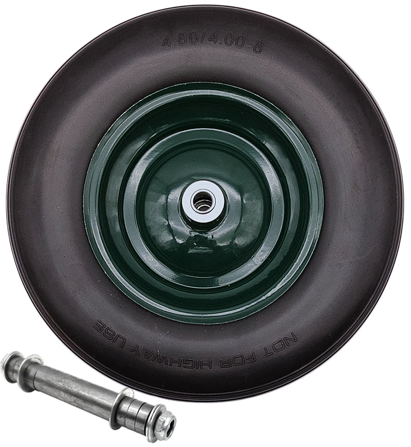 Schubkarrenrad Ersatzrad Vollgummi 4.8/4.00-8