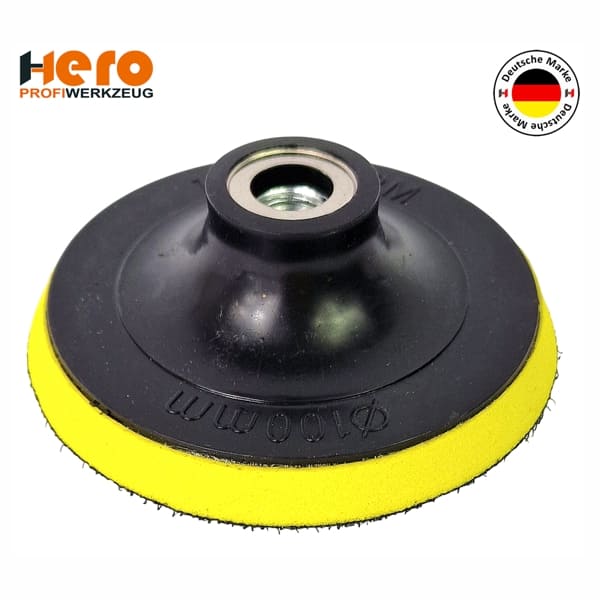 Polierteller Stützteller Klett Schleifteller 100 mm M14